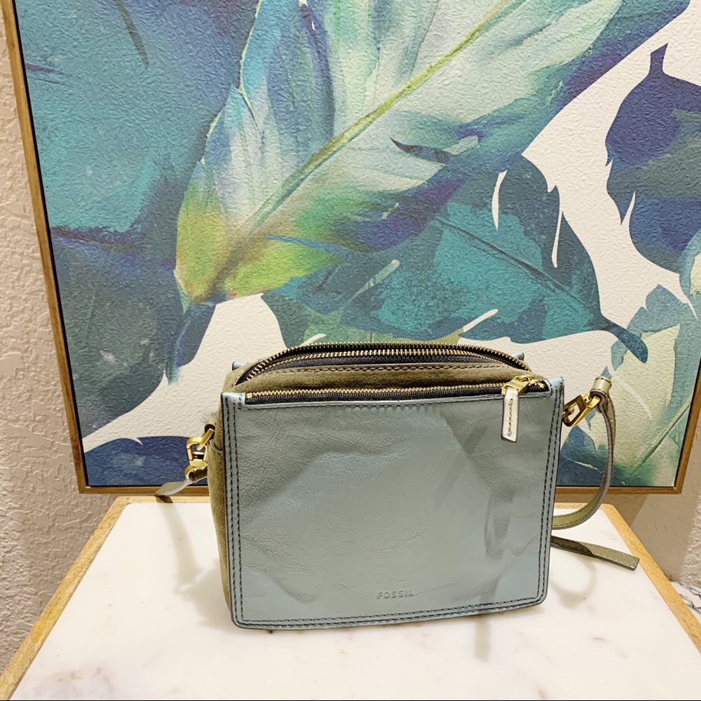 Fossil Light Blue Crossbody Bag